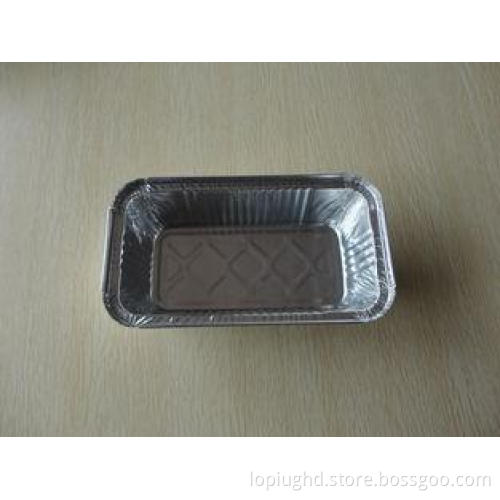 Custom Made aluminium foil food containers Rectangle for Ho